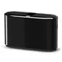 Tork Xpress Multifold Countertop Towel Dispenser Black Plastic Elevation-Line