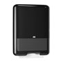 Tork Z-Fold - C-Fold Towel Dispenser Black Plastic Elevation-Line