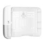 Tork Z-Fold - C-Fold Mini Towel Dispenser White Plastic Elevation-Line