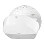 Tork Mini Jumbo Toilet Paper Dispenser White Plastic Elevation-Line