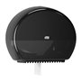 Tork Mini Jumbo Toilet Paper Dispenser Black Plastic Elevation-Line