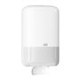 Tork Folded Toilet Paper Dispenser White Plastic Elevation-Line