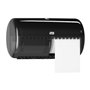 Tork Traditional Toilet Paper Dispenser Black Plastic Elevation-Line