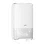 Tork Twin Mid-size Toilet Paper Dispenser White Plastic Elevation-Line