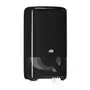 Tork Twin Mid-size Toilet Paper Dispenser Black Plastic Elevation-Line