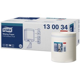 Tork Wiping Centerfeed Cleaning Paper Premium 1-ply White 165mtr - 20cm