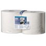 Tork Wiping Plus Combi Rol Poetspapier 2-laags Wit 255 Meter - 23,5cm - Systeem W1/W2