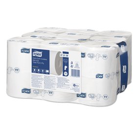 Tork Extra Soft Coreless Mid-size Toilet Paper Premium 3-ply White 69mtr - 10cm