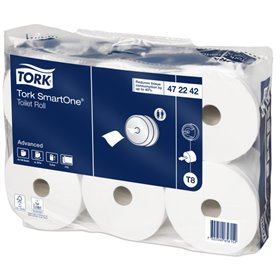 Tork SmartOne Toiletpapier 2-laags Wit 207 Meter - 13,4cm - Systeem T8