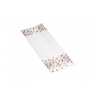 Blokbodemzakken met Opdruk "Hagel" 80 + 50 x 250mm Horecavoordeel.com