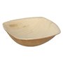 Bowls Palm Leaf "Pure" 50cc H 2.5 x 9 x 9cm Nature "QUADRATO"