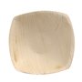 Bowls Palm Leaf "Pure" 50cc H 2.5 x 9 x 9cm Nature "QUADRATO"