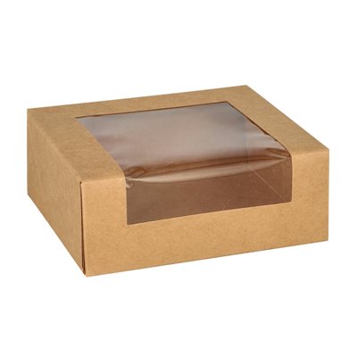 Sushi dishes Cardboard Rectangular Brown H 4.5 x 12 x 10cm