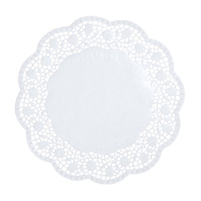 Taartranden Papier Rond Ø 18cm Wit