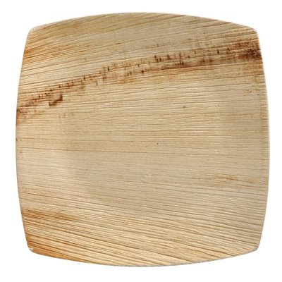 Borden Palmblad "Pure" 15 x 15cm Natuur "QUADRATO"