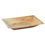 Borden Palmblad "Pure" Rechthoekig H 3 x 17 x 12cm Natuur
