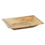 Plates Palm Leaf "Pure" Rectangular H 3 x 17 x 12cm Nature