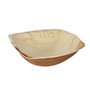 Bowls Palm Leaf "Pure" 350cc H 4.5 x 17 x 17cm Nature "QUADRATO"