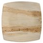 Borden Palmblad "Pure" 26 x 26cm Natuur "QUADRATO"