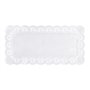 Cake borders "Square" 34 x 17cm White