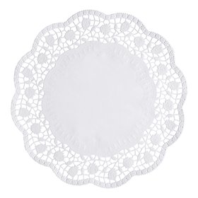 Taartranden Papier Rond Ø 32cm Wit