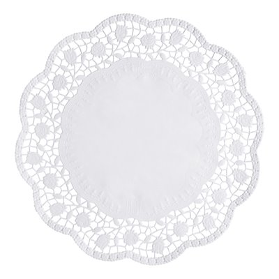 Taartranden Papier Rond Ø 32cm Wit