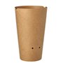 Fries Cones Kraft Cardboard Round Ø 6 x 14cm Brown Small