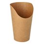 Wrap Cups - Snack Cups Cardboard Brown 470cc 13.4 x 6 x 8cm