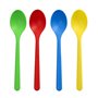 Ice cream spoons Reusable PP 13cm Bright Colors Assortment Extra Sturdy