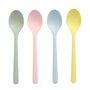 Ice cream spoons Reusable PP 13cm Pastel Colors Assortment Extra Sturdy