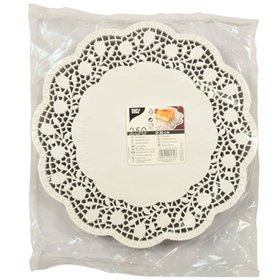 Taartranden Papier Rond Ø 30cm Wit