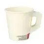 Drinking Cups With Handle Cardboard 180cc Ø 7.3 x 7.8cm White