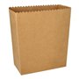 Popcorn Boxes Cardboard "Pure" Rectangular 19.2 x 15.8 x 8cm Brown Large