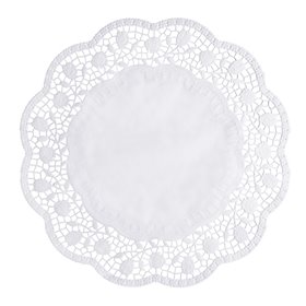 Taartranden Papier Rond Ø 38cm Wit