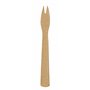 French fries forks Paper "Pure" 8.5cm Brown