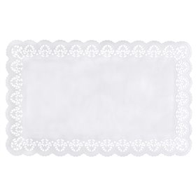 Cake borders "Square" 53 x 32.5cm White