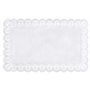 Cake borders "Square" 53 x 32.5cm White