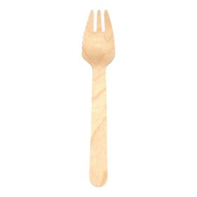 Snack forks Wood 13.5cm