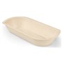 Snack trays A5 Sugarcane 15.4 x 7.6 x 3.1cm "Folia"