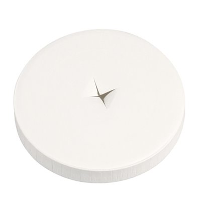 Lids Cardboard White with Cross Opening Ø 9.2cm