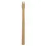 French fries forks Paper "Pure" 13.5cm Brown