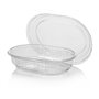 Trays Ellips 250cc Oval PET Transparent 