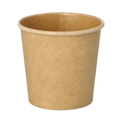 Sausbakjes 90cc Rond Karton "100% Fair" Ø 61 x 58mm - Horecavoordeel.com