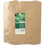 Carrying Tray Cardboard "Pure" Brown With 4 Holes 198 x 241 x 36mm -Horecavoordeel.com-