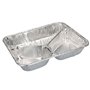 Aluminum Bins 3-Compartment Low 222 x 180 x 30mm R881G -Horecavoordeel.com-