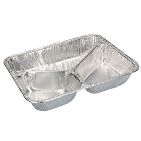 Aluminium Bakken 3-Vaks Laag 222 x 180 x 30mm R881G -Horecavoordeel.com-