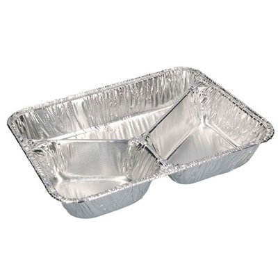 Aluminium Bakken 3-Vaks Laag 222 x 180 x 30mm R881G -Horecavoordeel.com-