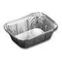 Aluminium tray 250cc 126x100x34mm 1/4 R9L -Horecavoordeel.com-