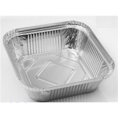 Aluminum Containers 570cc 140 x 140 x 33mm R25