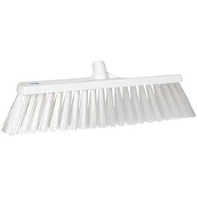 Wide Broom Polyester Fiber, Hard 530x90x175mm. White